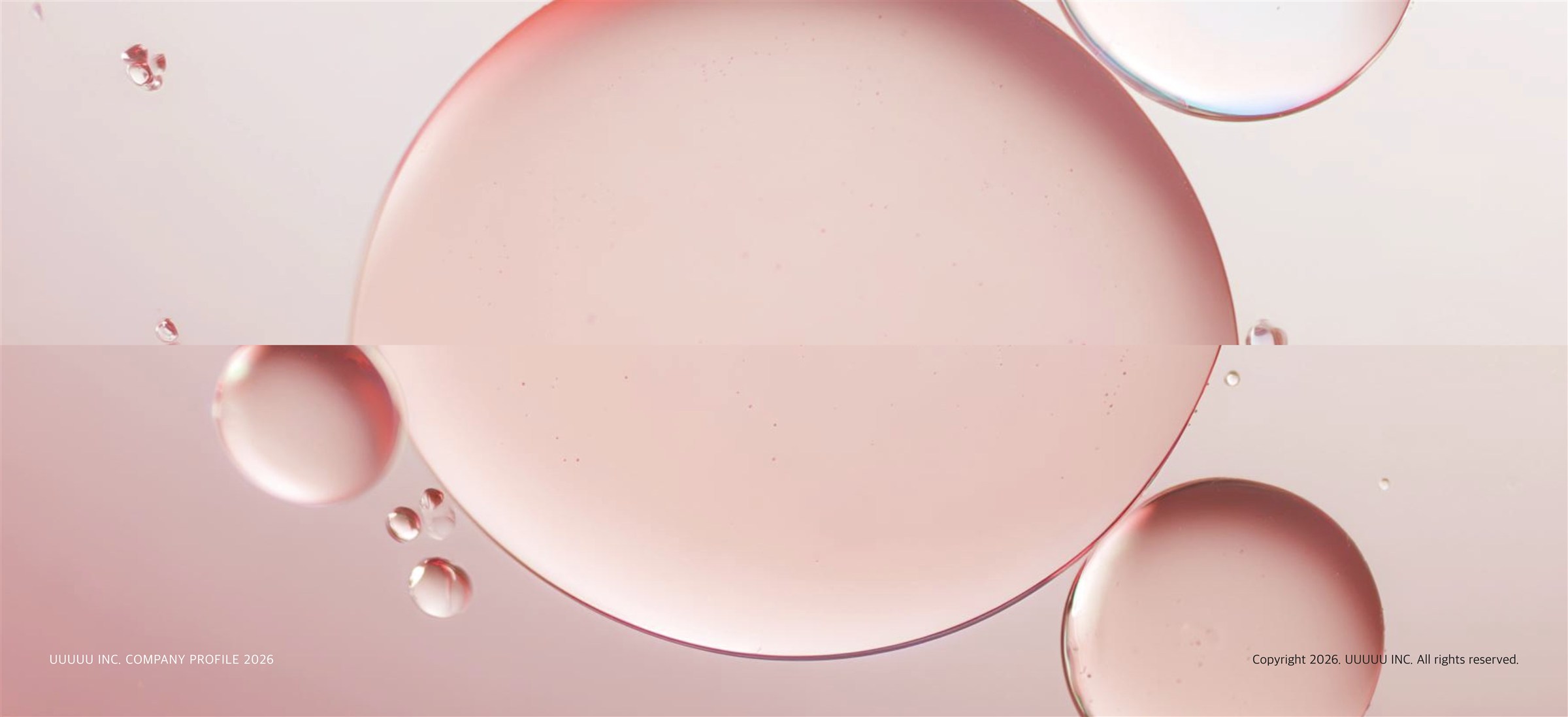 Soft pink gel liquid gradient background