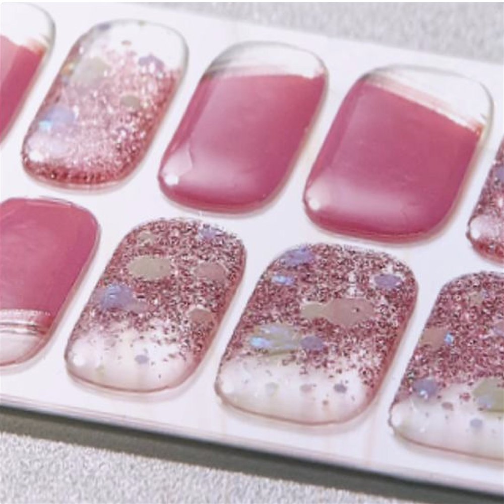 Fully-cured gel nail strips