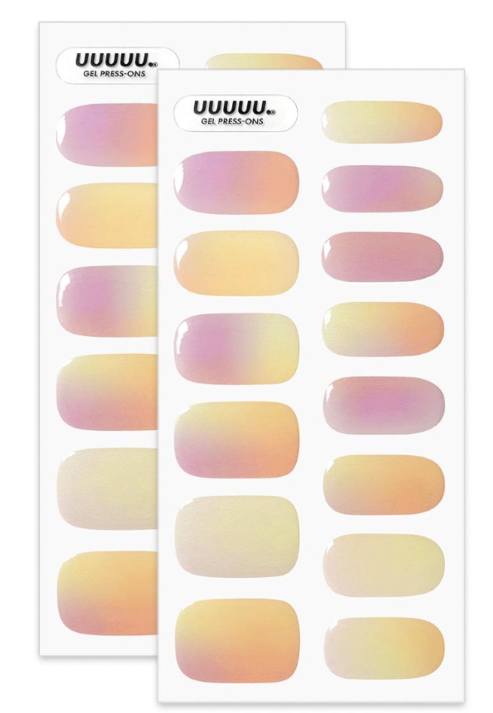 Semi-cured gel nail strips