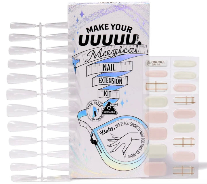 How to apply nail extension kit properly?